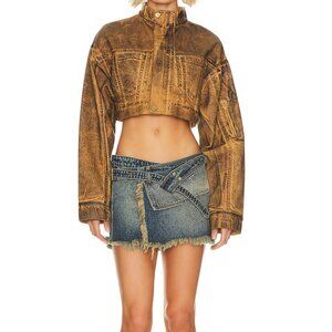 h:ours - denim mini skirt SIZE XXS